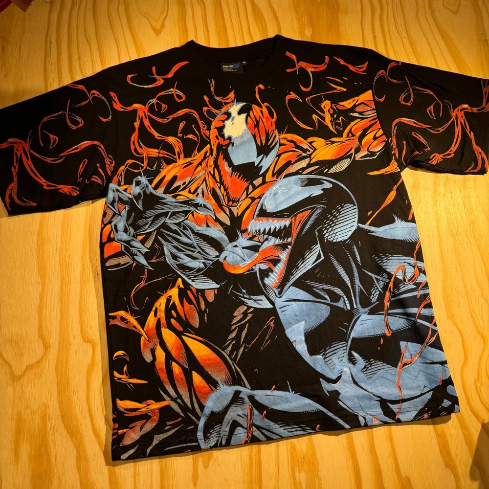 Phantom Kai Carnage vs Venom All Over Print Graphic Tee Black XL Limited Edition